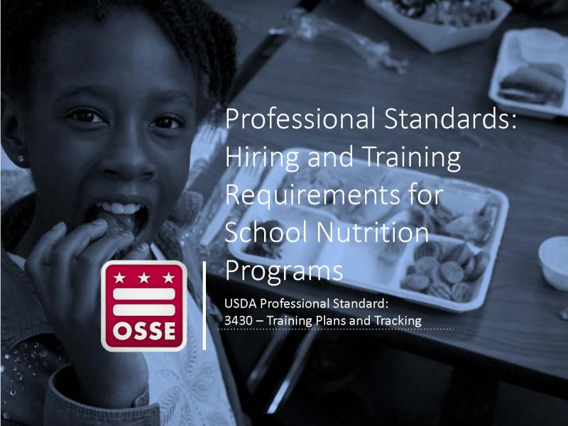 Professional Standards: Hiring and Training Requirements Webinar