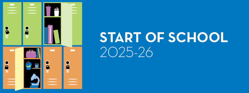 Start of School 2025 Website Banner image