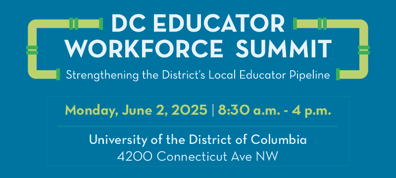 DC Educator Workforce Summit Banner Graphic